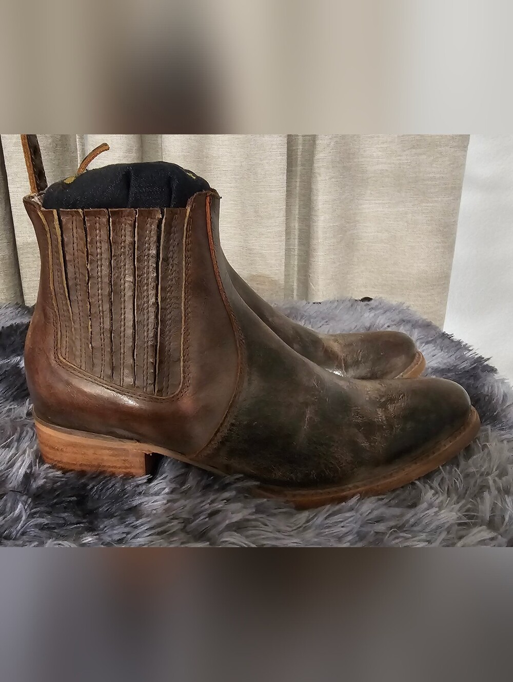 Freebird Salamanca Chelsea Boots Women’s Size 11 Rust Distressed Leather